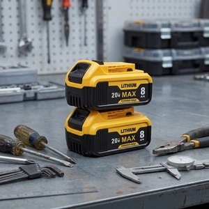 Batería Recargable de Alta Capacidad de <span class=keywords><strong>20V</strong></span> 7.5Ah 18650 para Herramientas Eléctricas DEW, Taladros y Llaves de Impacto - Product Image 3