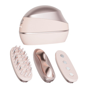 Scalp Massage Hair Brush Multifunctional Beauty Device With Detachable Heads Vibration Technology For Scalp Care - Product Image 1