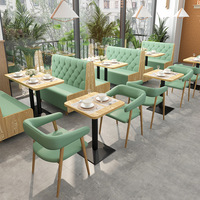 Ensembles de meubles de restaurant, chaises et tables de restaurant, ensembles de salle à manger, table à manger pour sièges de stand