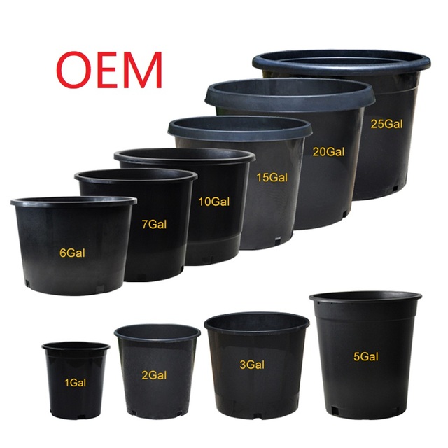 20 gallon nursery pots: Durable & Stackable for Gardens