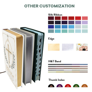 Bibbia da Studio per Chiesa con Copertina Morbida in Pelle PU di Alta Qualità, Stampa Personalizzata e Lamina Dorata, Vendita all'Ingrosso - Product Image 4