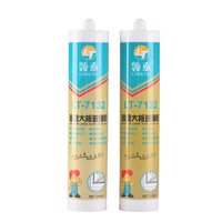 Mastic silicone non corrosif pour collage de verre, fourniture directe usine pour grandes plaques de verre, colle à verre
