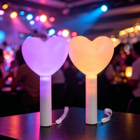 Bâton lumineux LED personnalisé OEM Longstargift avec éclairage RGB synchronisé à distance pour la cérémonie d'ouverture et l'engagement du public dans les stades