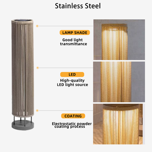 Nouveau Style extérieur IP65 <span class=keywords><strong>lampadaire</strong></span> solaire Source de lumière LED lampe de Table étanche pour balcon atmosphère décorative éclairage de pelouse - Product Image 6