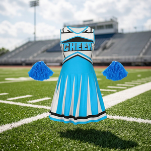 Tenues de cheerleading personnalisées Xlise International avec logo frontal imprimé par transfert thermique, de qualité supérieure, pour filles et adultes, pour les équipes et les compétitions, couleurs variées - Product Image 3