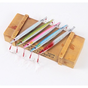 <span class=keywords><strong>Esca</strong></span> <span class=keywords><strong>Artificiale</strong></span> Grande per Jigging e Traina 60g 80g 100g, Jighead in Metallo Lento, <span class=keywords><strong>Esca</strong></span> Dura Luminosa in Piombo per la Pesca - Product Image 6