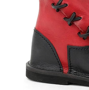 Botas Medievales al por Mayor, Botas Góticas de <span class=keywords><strong>Comandante</strong></span>, Botas Vintage de Caña Alta para Otoño, Botas de Cosplay de Pirata, Botas de Pantorrilla - Product Image 5
