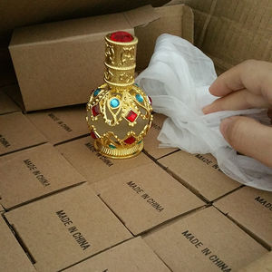 फैक्टरी थोक 50ml खाली सोने तेल इत्र की शीशी के लिए अरब भारतीय तुर्क - Product Image 6