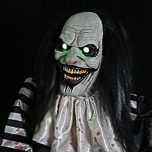 Grand accessoire de <span class=keywords><strong>clown</strong></span> électrique à induction pour Halloween, avec lumière et son, pour maison hantée ou <span class=keywords><strong>bar</strong></span> - Product Image 3