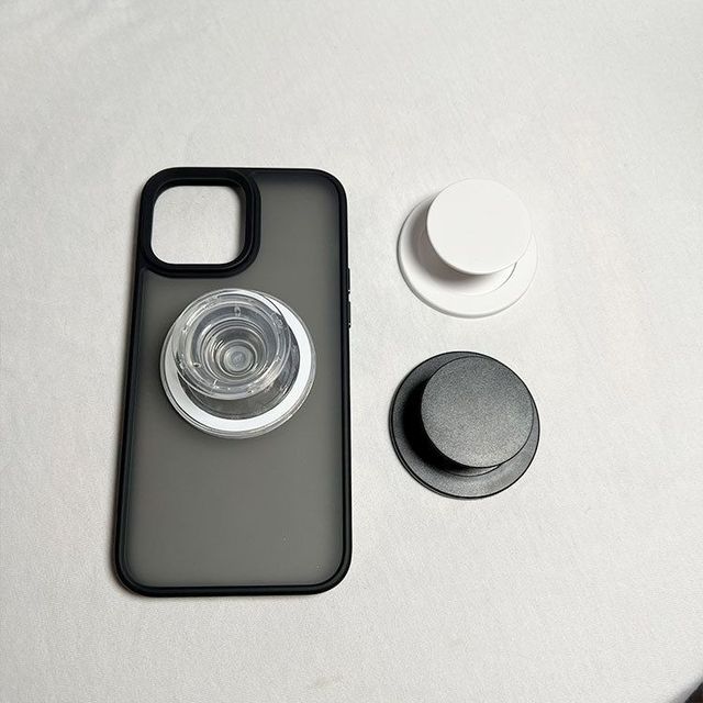 Colorful Magnet Poppings Socket Clear Phone Grip for Magsafe Accessories