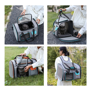 Evcil Hayvan Taşıma Çantası Sıcak Fırsat Yüksek Kalite Dayanıklı Havayolu Onaylı Kedi Çantası Evcil Hayvan Kafesleri Seyahat İçin Taşıyıcı 5050 - Product Image 4