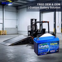 Batterie de chariot élévateur industriel au phosphate de fer et de lithium de qualité supérieure 24V 300AH pour centre de distribution Installation facile CE RoHS UN38.3 UL