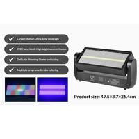Barra de Luces Estroboscópicas RGB de 12 Segmentos con Efecto de Movimiento, Iluminación Rítmica de Alta Velocidad para Espectáculos de DJ y Actuaciones en Vivo