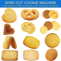 Machine de formage de biscuits et biscuits entièrement automatique | Déposant de pâte à gâteau | Machine de remplissage
