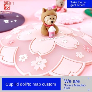 <span class=keywords><strong>PVC</strong></span> phim hoạt hình búp bê Silicone nắp chai sáng tạo <span class=keywords><strong>3D</strong></span> ba chiều thả cao su mềm bụi che nhựa móc chìa khóa - Product Image 3