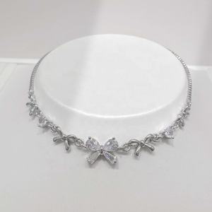 factory price plata 925 sterling Silver bow dainty <b>bracelet</b> luxury best friend knot 14k gold plated ladies <b>cute</b> charm <b>bracelets</b> - Product Image 2