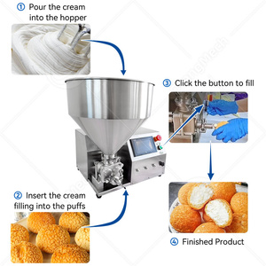 ORME Pastelería Puff Depositor Donut Cake Jelly Inyector Pasta Boquilla Crema Inyectar Máquina - Product Image 3