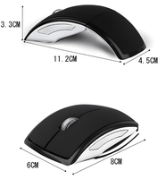 Mouse Gaming Lipat Nirkabel dengan Lampu RGB yang Dapat Disesuaikan, Combo Dual Mode Optical Tracking 3D Mini RatonBattery Gamer Mice