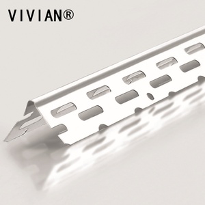 Perfil de Esquina de Acero Galvanizado, Aleación de Aluminio y Vinilo con Acabado de PVC, Resistente a Impactos, <span class=keywords><strong>para</strong></span> Aplicación de <span class=keywords><strong>Mortero</strong></span> y Uso en Paneles de Yeso - Product Image 4