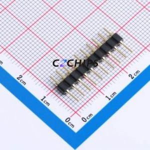 XDZ254C-1-10-Z-3.0-G1 Pin Header Through hole Component (THT),P=2.54mm Connector 1x10P 2.54mm 2.54mm Round Pin - Product Image 1