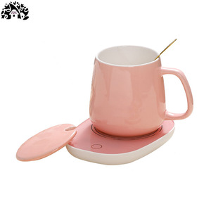 Cốc Cà Phê Gốm Tĩnh Nhiệt Tự Động 55 Độ C USB Được Làm Nóng 375 Ml Cốc Đánh Dấu Cốc Sữa Bằng Gốm - Product Image 6