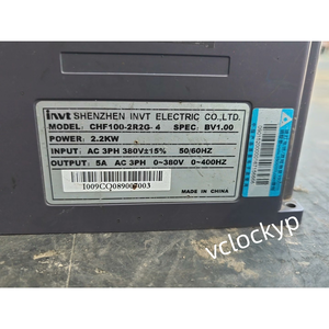 1PC Inverseur de fréquence d'occasion CHF100-2R2G-4 380V 2.2KW - Product Image 2