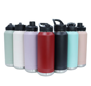 Bouteille d'eau isotherme Topnovo 2025 à double paroi sous vide 32oz pour le sport, avec différents couvercles, vente en gros, personnalisable - Product Image 2