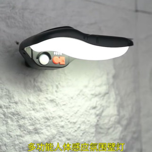 Lampe murale solaire d'extérieur à LED 12V avec diffuseur en polycarbonate et détecteur de mouvement pour l'éclairage du jardin, de la cour et du patio - Product Image 5