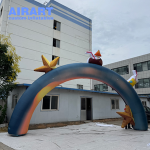قوس كرتوني قابل للنفخ بعرض 9 أمتار بتصميم جديد لتزيين حفلات الأطفال والأنشطة المدرسية والمسرحية - Product Image 5