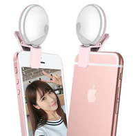 Lampe LED portable pour téléphone portable, idéale pour le streaming en direct, les selfies, l'extérieur et l'amélioration de la beauté