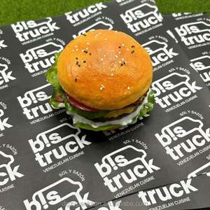 Custom Printed Grease-Proof Biodegradable Butter <b>Wrapping</b> <b>Paper</b> Coated Sandwich Wax Packaging for <b>Burgers</b> and Food - Product Image 1