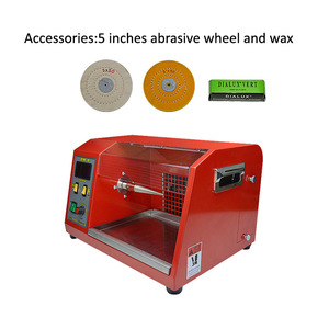 Machine à polir les bijoux avec roue en tissu et collecteur de poussière, équipement de polissage pour la bijouterie - Product Image 6
