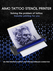 Impresora Inalámbrica de Plantillas para Tatuajes A4, Copiadora Térmica para Transferencia de Dibujos y Retratos - Product Image 6
