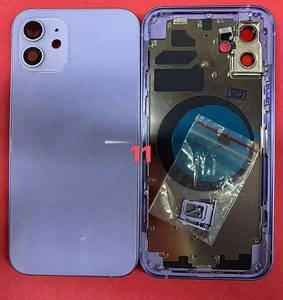 Cover posteriore di alta qualità originale di ricambio per <span class=keywords><strong>iPhone</strong></span> <span class=keywords><strong>11</strong></span> cover posteriore in vetro per telefono cellulare <span class=keywords><strong>iphone</strong></span> X 12 Cover posteriore - Product Image 2