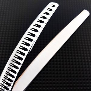 Natural Teeth Pet Grooming Scissors with Hair Removal Rate 80% for <b>Thinning</b> Curved Chunker Japanese Professional Dog Scissors - Product Image 6
