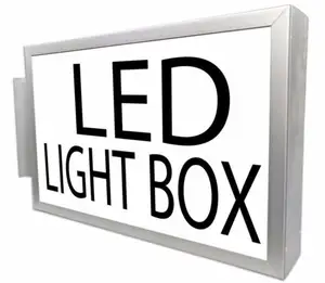 OEM 야외 디스플레이 라이트 박스 조명 라운드 라이트 박스 표시 링 박스 led 빛