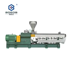 Bogda 94Mm Samengestelde Parallelle Tegengesteld Roterende Coroterende Extruder Met Dubbele Schroef