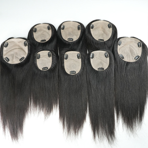 ผมแท้ยุโรปแบบเวอร์จิ้น คิวติเคิลเรียงเส้น สีธรรมชาติ ตรง ไม่ผ่านการดัด  พร้อมติดตั้งง่ายด้วยคลิป  ฐานผ้าไหมลูกไม้ฝรั่งเศส สำหรับผู้หญิง - Product Image 4