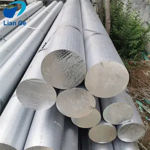 5052 6082 6061 6063 2017 T6 stok tersedia besar Aluminium ekstrusi bilah persegi bulat 20mm