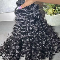 Lot de Cheveux Humains 100% Naturels Non Traités – Cheveux Raides Bruts Birmans, Cheveux Raides Bruts Cambodgiens, Cheveux Bouclés Caribéens, Cheveux Bouclés Indiens – Provenance Unique