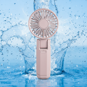 Ventilateur portable blanc USB, mini ventilateur de poche rechargeable par USB - Product Image 1