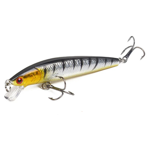 Leurres de pêche au vairon durs flottants 100mm 9g, appâts artificiels Wobbler, appâts de pêche à la carpe et à la perche, 1 pièce - Product Image 3