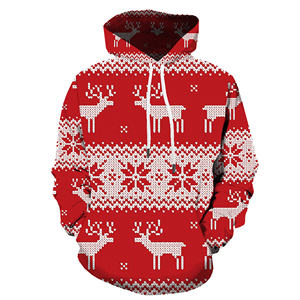 Joyeux Noël 3D <span class=keywords><strong>Bas</strong></span> <span class=keywords><strong>De</strong></span> Noël Noël Chapeau <span class=keywords><strong>De</strong></span> Père Noël Imprimé Pull À Capuche Drôle Essentiel À Capuche Survêtement Hommes Sweats - Product Image 5