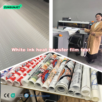 Rouleaux de Film DTF Pelable à Chaud 2026 de 24 Pouces 60 cm, Papier PET Blanc, Film de Transfert PET pour Film PET DTF, Rouleau Pelable à Chaud de 60 cm