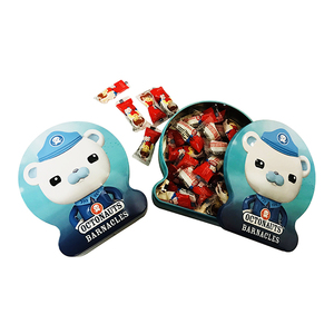 Boîte en fer blanc en forme de bol design personnalisé en métal de qualité alimentaire en fer blanc pour collations <span class=keywords><strong>bonbons</strong></span> chocolats biscuits bouchon à vis joint-cadeau promotionnel - Product Image 1