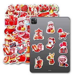 56 Pegatinas de Graffiti de Estilo Moderno con Diseño de Amor, para Decorar Cuadernos, Computadoras, Tazas, Pegatinas de PVC en Promoción - Product Image 5