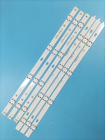 Bandes de rétroéclairage pour réparation de téléviseurs en aluminium IP20, 8 LED, 850mm, pour 43UH6100-CB UHD