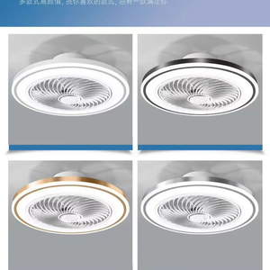 Fcmila <span class=keywords><strong>mini</strong></span> AC DC điều khiển từ xa màu đen gió Powered livingroom <span class=keywords><strong>LED</strong></span> trần người hâm mộ với <span class=keywords><strong>LED</strong></span> ánh sáng - Product Image 5