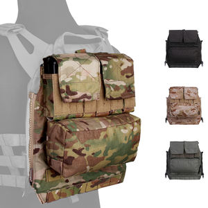 Emersongear เสื้อกั๊กไนลอน500D Cordura, เสื้อกั๊กยุทธวิธีด้านหลังซิปออนแผงกระเป๋าใส่อุปกรณ์สำหรับ multicam ผ้า AVS JPC2.0 CPC Vest - Product Image 2