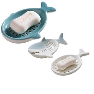 Ensemble salière et poivrière en céramique mignonnes en forme <span class=keywords><strong>de</strong></span> requin et <span class=keywords><strong>de</strong></span> <span class=keywords><strong>baleine</strong></span>, pots à épices décoratifs sur le thème des animaux marins, vaisselle <span class=keywords><strong>de</strong></span> cuisine, cadeau - Product Image 4